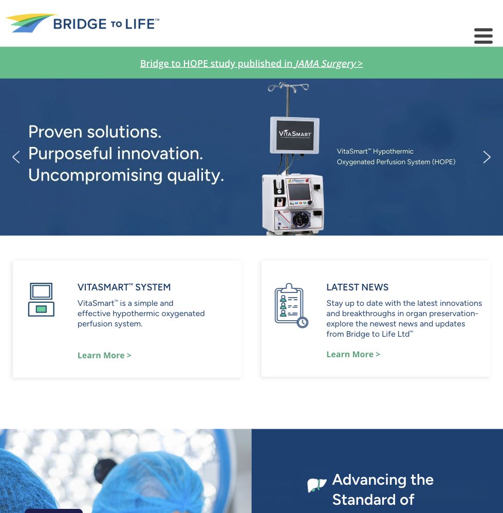 Bridge to Life Website