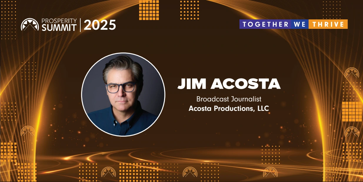Awards gala speaker screen for Jim King